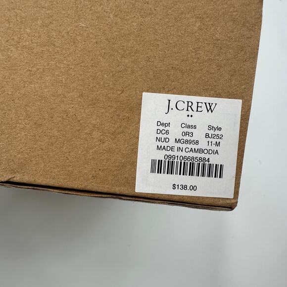 J. CREW New in Box Ankle Strap Heel Sandal in Beige // 11 - Picture 13 of 14